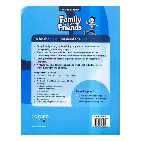 کتاب زبان Family And Friends 1 - Workbook