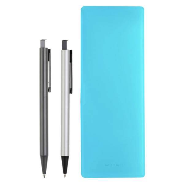 ست خودکار مدادنوکی و جامدادی لاتن مدل Dark Blue، Laton Dark Blue Pen Mechanical Pencil and Notebook Set