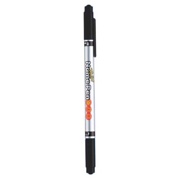 ماژیک سی دی مونامی دوسر مشکی، Monami Twin Name Pen Black CD Marker