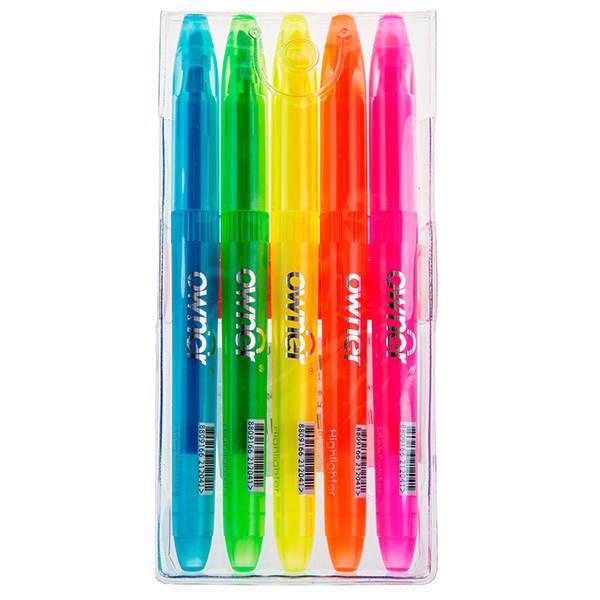 ماژیک علامت گذار اونر - بسته 5 عددی، Owner Highlighter - Pack of 5