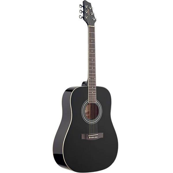 گیتار آکوستیک استگ مدل SW205 BK سایز 4/4، Stagg SW205 BK 4/4 Acoustic Guitar