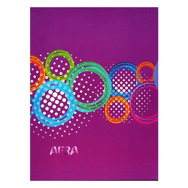 دفتر کلاسوری افرا 100 برگ طرح 4، Afra 100 Sheets Box File Notebook Type 4