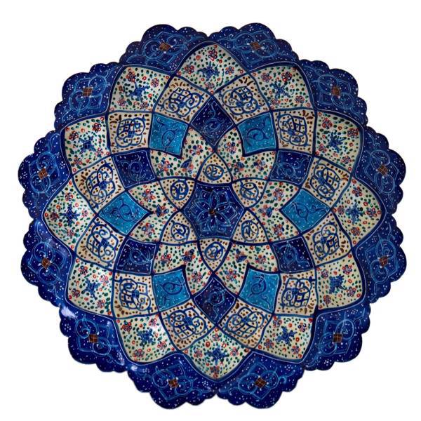 بشقاب میناکاری رستا طرح 262-15-102 قطر 20 سانتی متر