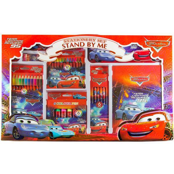 ست 9 تکه لوازم التحریر Stand By Me طرح ماشین ها کد 41، Stand By Me Cars 41 Stationery Set 9 pcs