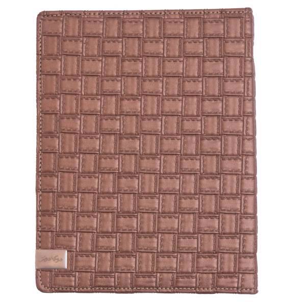 دفتر کلاسوری دوکادفتر طرح چرم مدل 1010-607، DokaDaftar Leather 607-1010 Binder Notebook