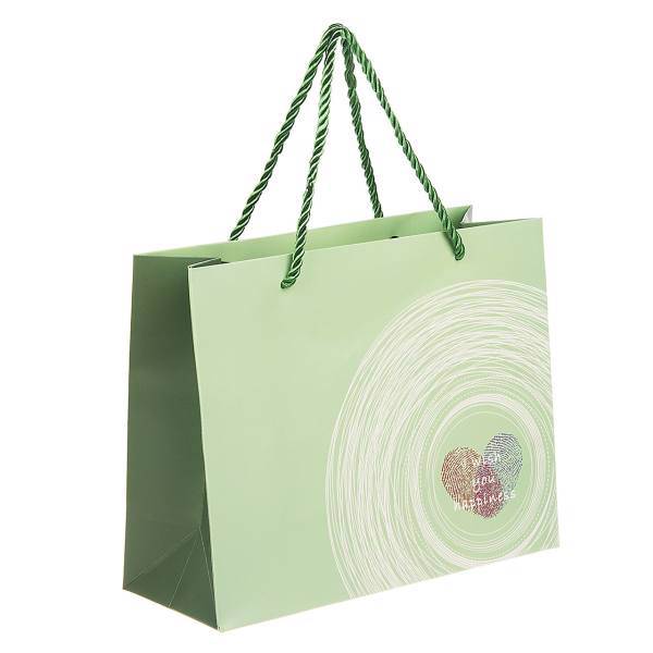 پاکت هدیه افقی طرح قلب 7، Heart Design 7 Horizontal Gift Bag