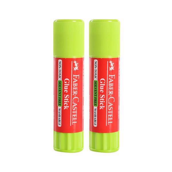 چسب ماتیکی فابر کاستل وزن 8 گرم - بسته 2 عددی، Faber-Castell Stick Glue 8gr - Pack Of 2