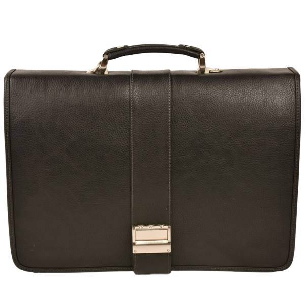 کیف اداری چرم مصنوعی پارینه چرم مدل P156، Parine Charm P156 Leather Briefcase