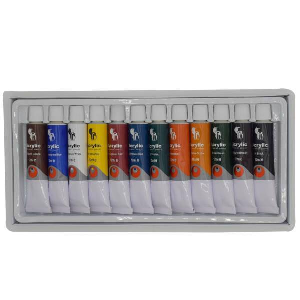 رنگ اکریلیک پارس آرتیست دوازده رنگ 12 میلی لیتر، Pars Artist Oil Color 12ml