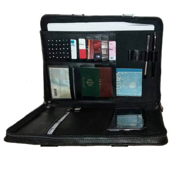 کیف مدیریتی سمیناری چرم دستدوز مژی مدل S1