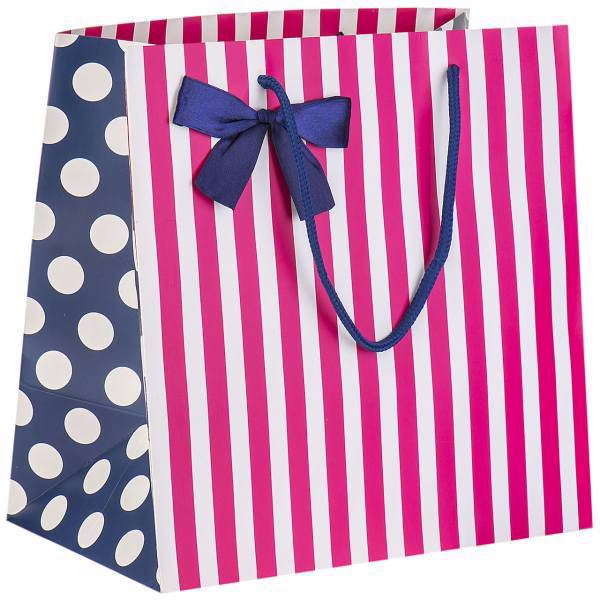 پاکت هدیه افقی طرح راه راه 1، Striped 1 Horizontal Gift Bag