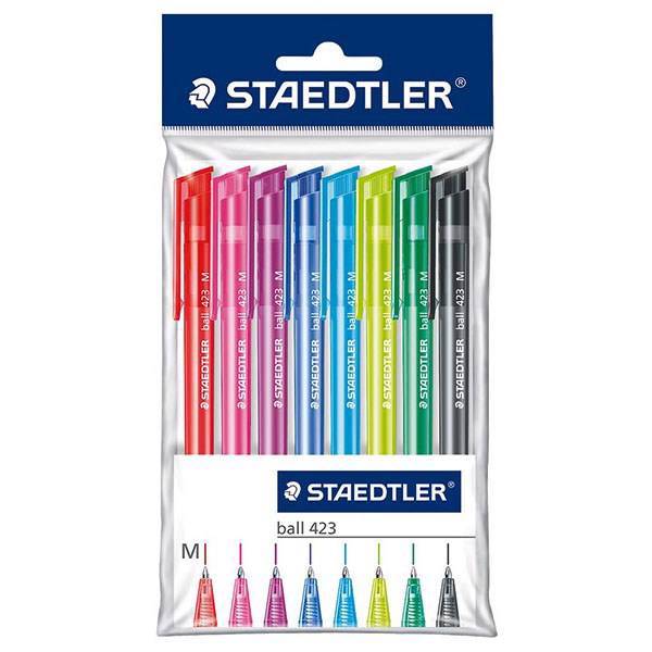 خودکار استدلر مدل 423 - بسته 8 عددی، Staedtler 423 Pen - Pack of 8