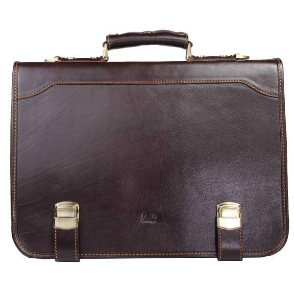 کیف اداری چرم طبیعی شهر چرم مدل 3-1110330، Leather City 1110330-3 Leather Briefcase