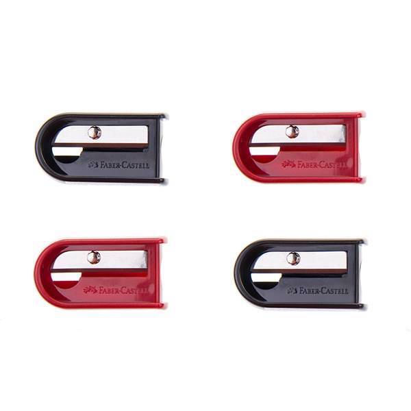 تراش فابر کاستل کد 3531 - بسته 4 عددی، Faber-Castell Sharpener Code 3531 - Pack Of 4