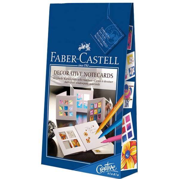 ست خلاقیت فابر کاستل سری کرییتیو استودیو مدل Decorative Notecards، Faber Castell Decorative Notecards Creative Studio Series Inspiration Set