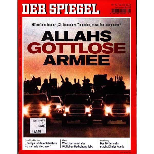 مجله اشپیگل - سیزدهم اکتبر 2014، Der Spiegel Magazine - 13 October 2014