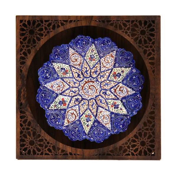 بشقاب میناکاری چیتساز کد dmt1