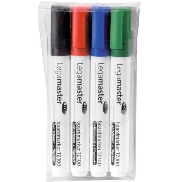 ماژیک وایت برد لگامستر کد TZ100 - بسته 4 عددی، Lega master TZ100 Whiteboard Marker - Pack of 4