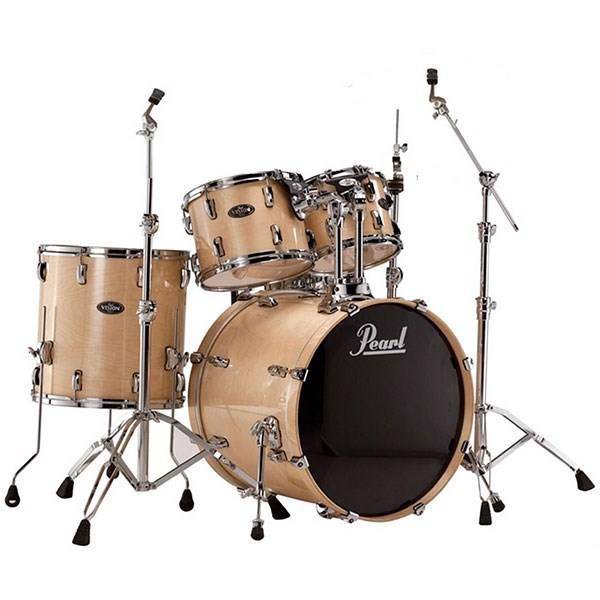 درام ست پرل مدل VBL925S Clear Birch همراه با پایه، Pearl VBL925S Clear Birch Set Drums