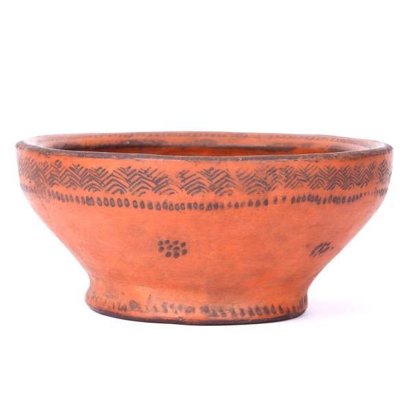 کاسه سفالی گالری کهربا طرح کوه
