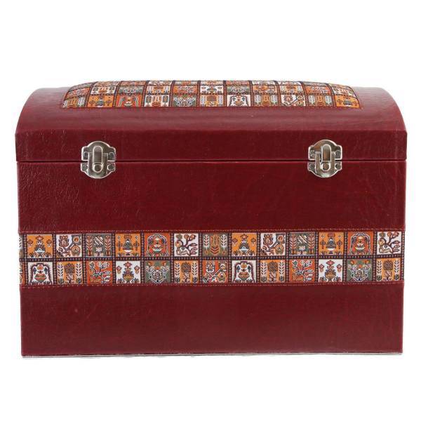 جعبه آرایش چرمی طهرانی کد 191024، Tehrani 191024 Leather Makeup Box