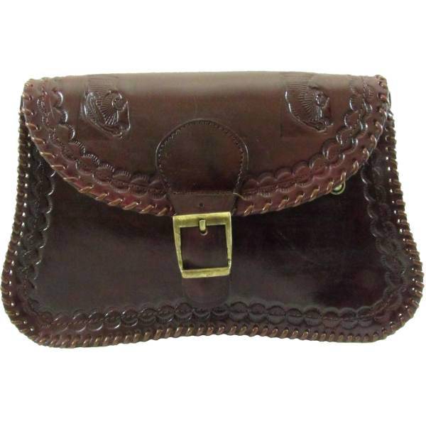 کیف چرم رودوشی زنانه برندزکالا مدل سنتی BK-607، Model BK-607 Women Shoulder Bag