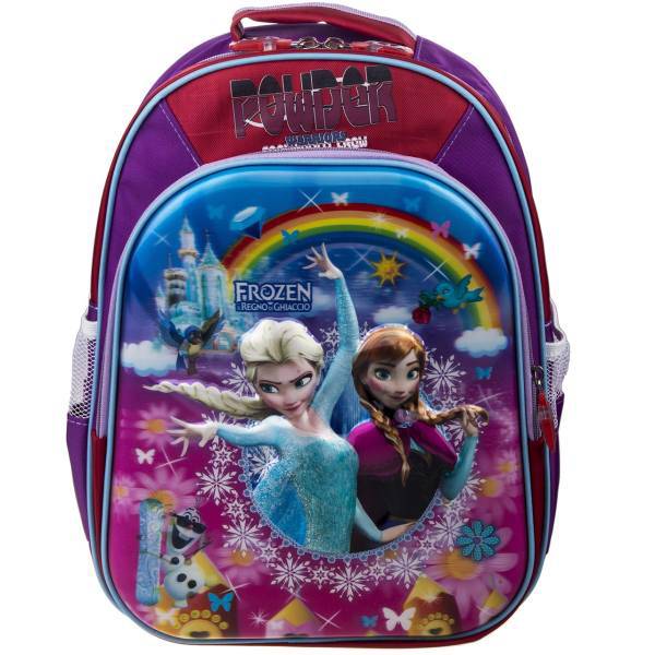 کوله پشتی مدل سه بعدی طرح یخ زده، 3D Frozen Design Backpack