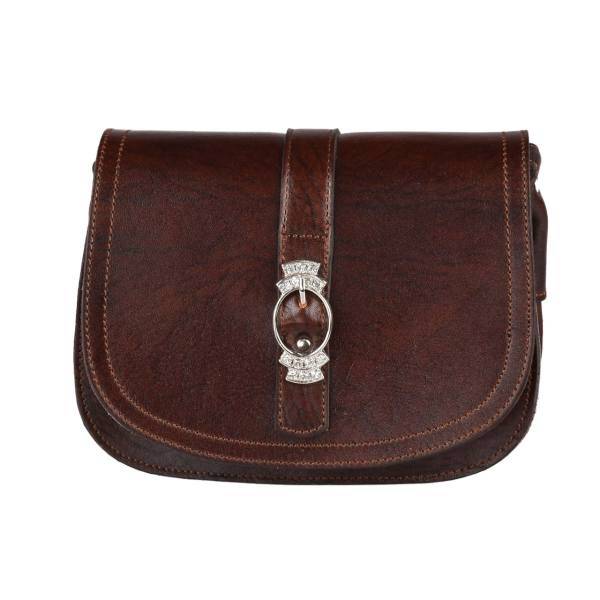 کیف دوشی چرم طبیعی کهن چرم مدل Lvs5