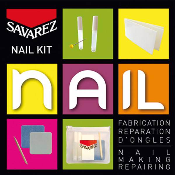 کیت کاشت ناخن برای گیتار ساوارز مدل KITS1، Savarez KITS1 Nail Kit