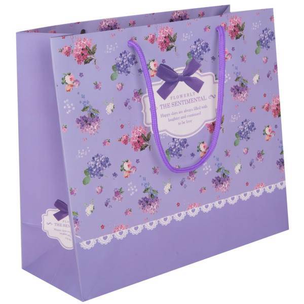 پاکت هدیه افقی طرح گل یاس، Jasmine Horizontal Gift Bag