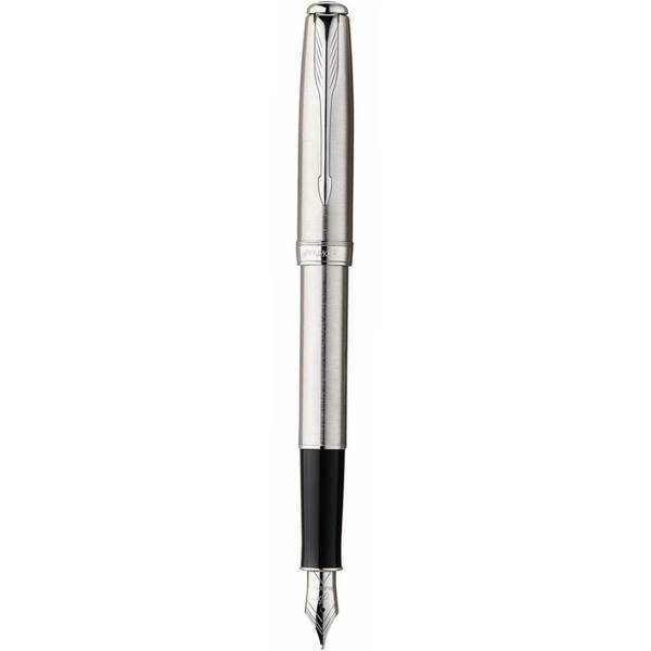 خودنویس پارکر سری Sonnet مدل Stainless Steel، Parker Stainless Steel Sonnet Series F Nib Fountain Pen