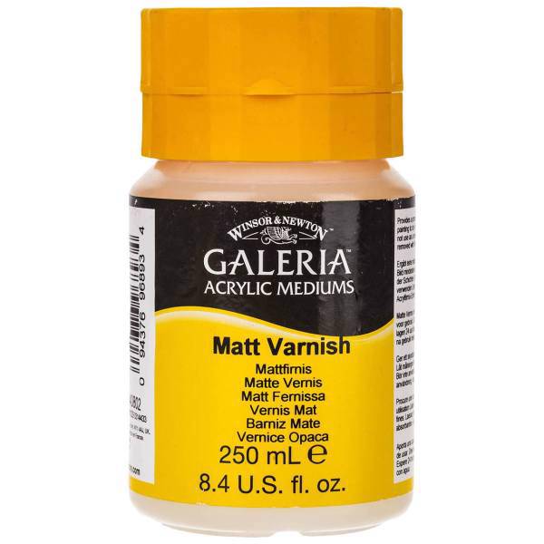 ورنی مات وینزور مدل Galeria حجم 250 میلی‌ لیتر، Winsor Galeria Matt Varnish 250ml