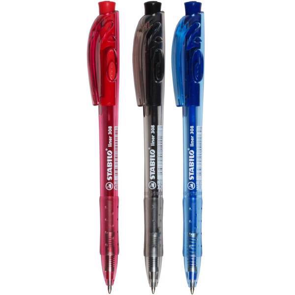 خودکار 3 رنگ استابیلو مدل Liner 308، Stabilo Liner 308 3 Color Pen