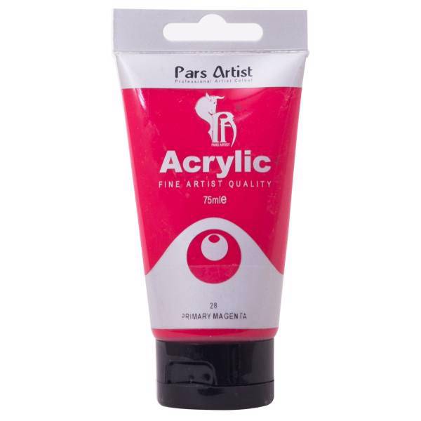 رنگ اکریلیک پارس آرتیست کد 28 Primary Magenta، Pars Artist Acrylic Code 28 Primary Magenta