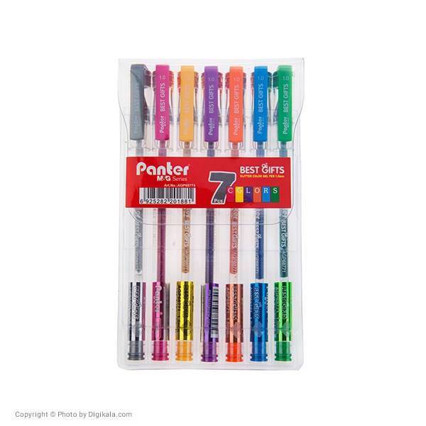 روان نویس 7 رنگ پنتر مدل M and G Glitter، Panter M and G Glitter 7 Color Rollerball Pen