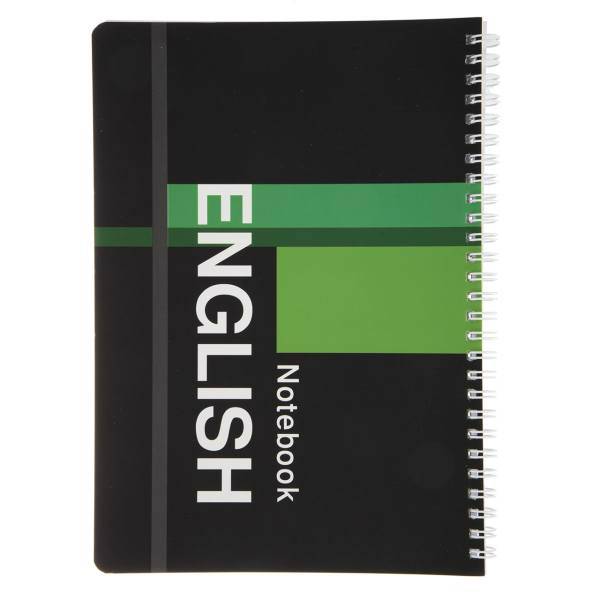 دفتر زبان آوای تحریر مدل Lines، Avayetahrir Lines English Notebook