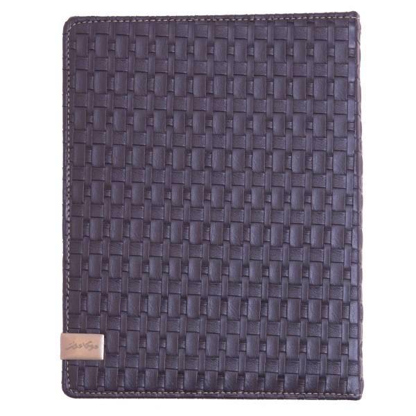 دفتر کلاسوری دوکادفتر طرح چرم مدل 1019-607، DokaDaftar Leather 607-1019 Binder Notebook