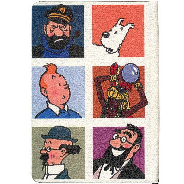 دفتر یادداشت آنجلیک طرح تن تن و دوستان 160 برگ، Angelic Tintin and Friends 160 Sheets Notebook