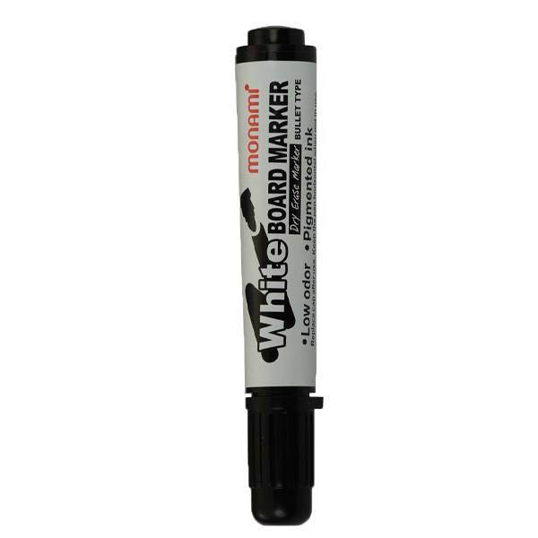 ماژیک وایت برد مونامی مدل Black - بسته 6 عددی، Monami Black Whiteboard Marker - Pack of 6