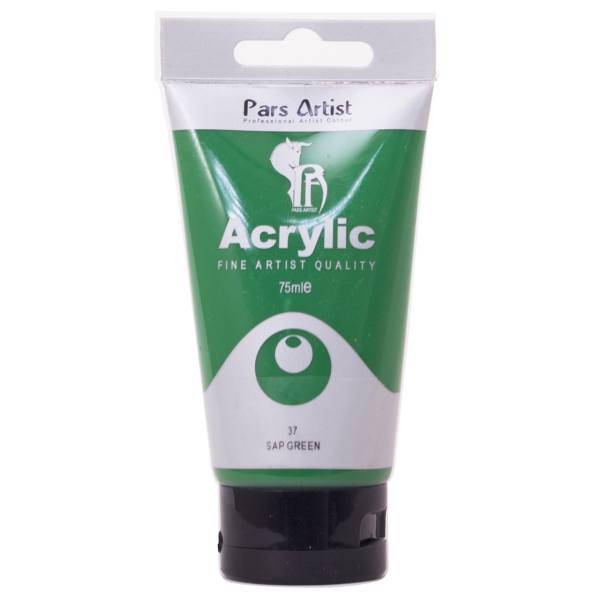 رنگ اکریلیک پارس آرتیست کد 37 Sap Green، Pars Artist Acrylic Code 37 Sap Green