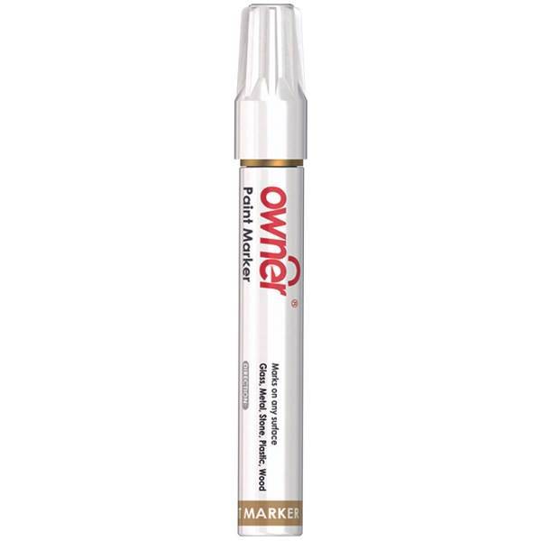 ماژیک پرمننت اونر پینت طلایی بسته 2 عددی، Owner Paint Gold (Pack of 2) Permanent Marker