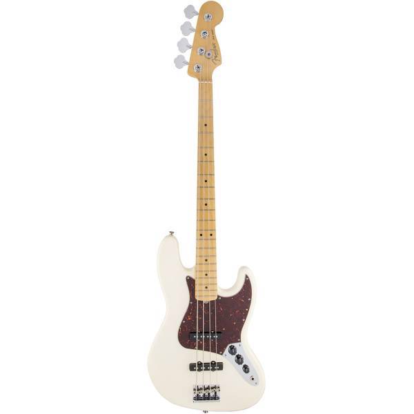 گیتار باس فندر مدل American Standard Jazz Bass MN Olympic White، Fender American Standard Jazz Bass MN Olympic White Bass Guitar