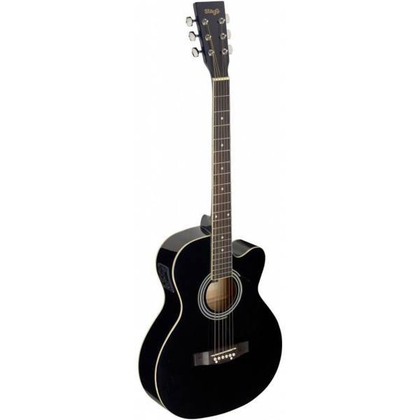 گیتار آکوستیک استگ مدل SA20ACE BLK، Stagg SA20ACE BLK Acoustic Guitar