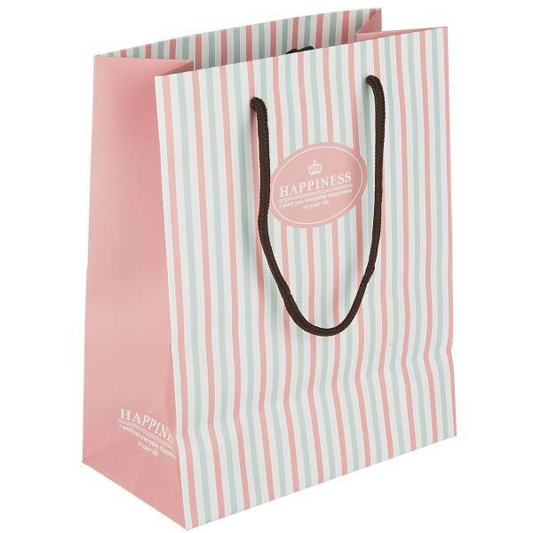 پاکت هدیه عمودی طرح راه راه، Striped Vertical Gift Bag