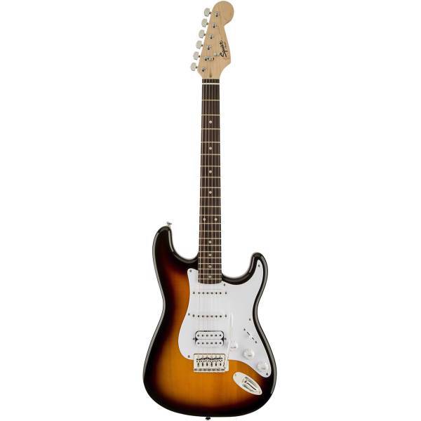 گیتار الکتریک فندر مدل Squier Bullet Strat with Tremolo HSS Brown Sunburst، Fender Squier Bullet Strat with Tremolo HSS Brown Sunburst Electric Guitar