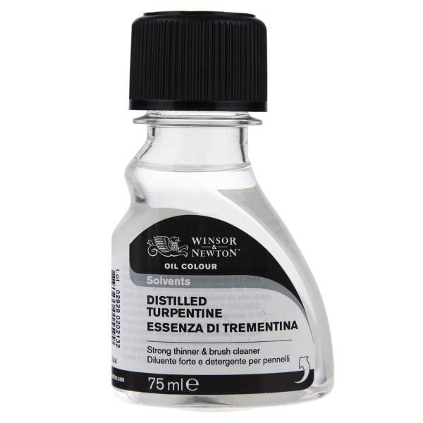 تربانتین مقطر وینزور کد 3021744 حجم 75 میلی لیتر، Winsor 3021744 Distilled Turpentine 75 ml