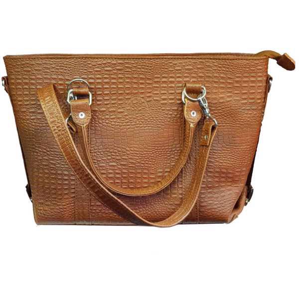 کیف زنانه چرم طرح سوسمار کدch02w