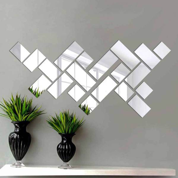 آینه پلکسی گلس دکو وسنا مدل P2018 بیست تکه، Deco Vasna P2018 Plexiglas Mirror 20 Pieces