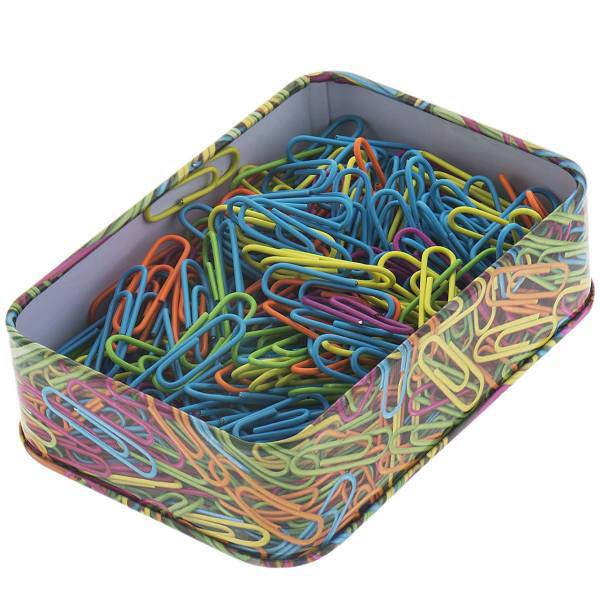 گیره کاغذ کلیپس مدل 101975 - بسته 200 عددی، Clips 101975 Paper Clips - Pack of 200