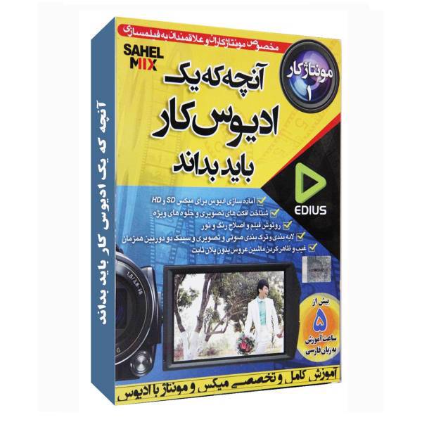 نرم افزار آموزش آنچه که یک ادیوس کار باید بداند-سطح یک نشر نوآوران، Noavaran Edius Training-1